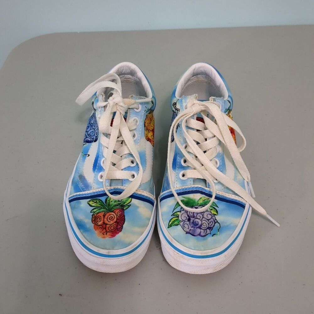 Vans x ONE PIECE Old Skool Color DEVIL FRUIT Womens 5.5 Shoes Sneakers